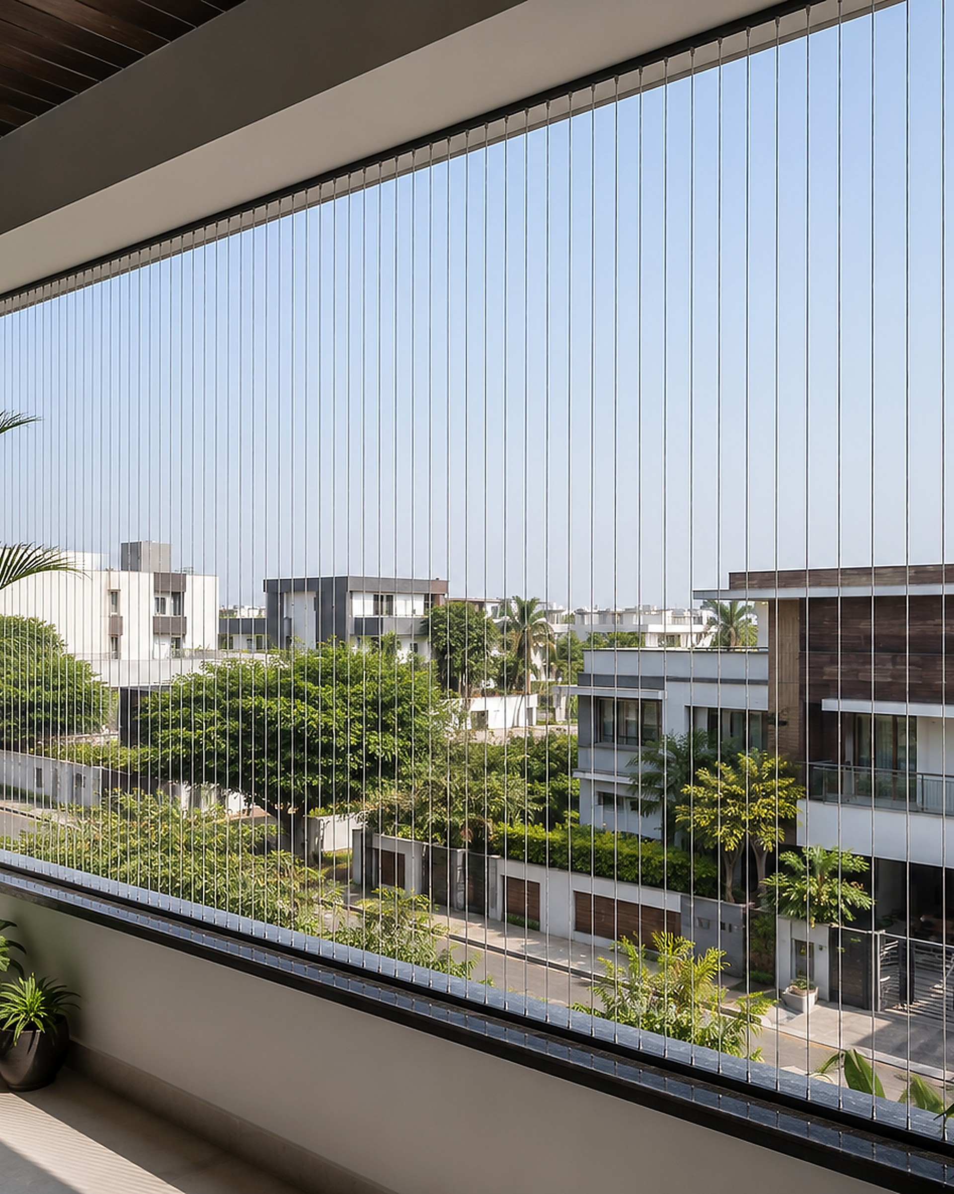 Duplex & Void Invisible Grills installation